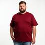 Imagem de Kit 2 Camisa Camiseta Masculina Plus Size Lisa 100% Algodão Gola Redonda G1 G2 G3 G4