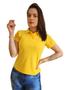 Imagem de Kit 2 Camisa Gola Polo Feminina Baby Look Camiseta Atacado Varejo