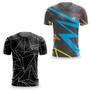 Imagem de Kit 2 Camisa Masculina Camiseta Academia Exercícios Musculação Corrida