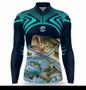 Imagem de Kit 2 Camisa Pesca Masculina Camiseta Blusa de Pescaria com Protecao UV 50 Secagem Rapida