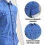 Imagem de KIT 2 Camisas Jeans Masculina Adulto Extra Grande Plus Size