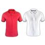 Imagem de Kit 2 Camisas Masculina Gola Polo Slim 100% Algodão Slim