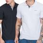 Imagem de Kit 2 Camisas Polo França Industrie Básica Estilo Tomy Piquet Premium