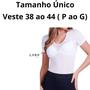 Imagem de Kit 2 Camiseta Blusa Segunda Pele Feminina Manga Curta Fio 70 Loba