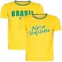 Imagem de Kit 2 Camiseta Do Brasil Masculina Copa Do Mundo Manga Curta