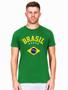 Imagem de Kit 2 Camiseta Masculina Brasil Verde Amarela Torcedor Copa