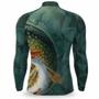 Imagem de Kit 2 Camiseta Pesca Masculina Manga Longa Camisa Com Proteção UV50 Pescaria