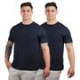 Imagem de Kit 2 Camisetas Básicas Masculinas 100% Algodão Premium TRV