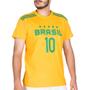 Imagem de Kit 2 Camisetas Do Brasil Masculina Copa Do Mundo Algodão