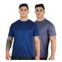 Imagem de Kit 2 Camisetas Dry Fit Premium Básica Academia Esporte UV50