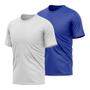 Imagem de Kit 2 Camisetas Dry Proteção UV Masculina Manga Curta Lisa Academia Treino