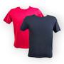 Imagem de Kit 2 camisetas masculina basica baby look lisa manga curta