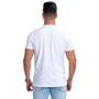 Imagem de Kit 2 Camisetas Masculina Branca Lisa Camisa Casual Básica
