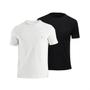 Imagem de Kit 2 Camisetas Masculina Lisa Premium Algodão Básica T-Shirt 