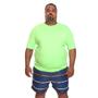 Imagem de Kit 2 Camisetas Masculina Plus Size Manga Curta Dry Fit Lisa Proteção Solar UV Térmica Camisa Treino Academia Praia