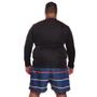 Imagem de Kit 2 Camisetas Masculina Plus Size Manga Longa Dry Fit Lisa Proteção Solar UV Térmica Camisa Treino Academia Praia