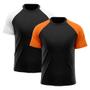 Imagem de Kit 2 Camisetas Masculina Raglan Dry Fit Proteção Solar UV