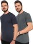 Imagem de Kit 2 Camisetas Masculinas 100% Algodão Linha Premium linha Comfort Anti-Bolinha