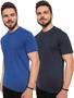 Imagem de Kit 2 Camisetas Masculinas 100% Algodão Linha Premium linha Comfort Anti-Bolinha