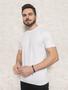 Imagem de Kit 2 Camisetas Masculinas Básicas 100% Algodão ConfortávelLinhaPremium Branco e Cinza