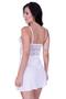 Imagem de Kit 2 Camisola Calcinha Bella da Serra sem Bojo Transparente-c4 KIT2 CAMISOLA JOANA BRANCO VERMELHO