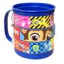 Imagem de Kit 2 Caneca Giratória Patrulha Canina Copo com Alça Plástica