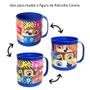 Imagem de Kit 2 Caneca Giratória Patrulha Canina Copo com Alça Plástica