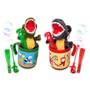 Imagem de Kit 2 Caneca Infantil + Chaveiro Dinossauro + Lança Bolhas