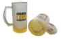 Imagem de Kit 2 Caneca Lema Cerveja Chopp Vidro Fosco 450ml C/ Caixa