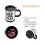 Imagem de kit 2 Caneca Mixer Automática Mistura Fácil Café Chá Chocolate Shake Suco Leite 400ml com pilha AAA