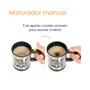Imagem de kit 2 Caneca Mixer Automática Mistura Fácil Café Chá Chocolate Shake Suco Leite 400ml com pilha AAA