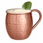 Imagem de Kit 2 Caneca Moscow Mule Inox Martelada 550Ml Drink Bar