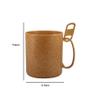 Imagem de Kit 2 Caneca Redonda Clipe Fibra Madeira Green 400Ml