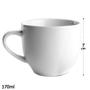 Imagem de Kit 2 canecas 170ml porcelana chá café utilidades alta resistencia