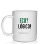 Imagem de Kit 2 Canecas Brancas Personalizadas Eco Logico