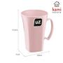 Imagem de Kit 2 Canecas Cappuccino com Alça Rosa UZ