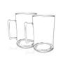 Imagem de Kit 2 Canecas Chopp 450 Ml Transparente Acrílico