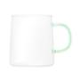 Imagem de Kit 2 Canecas de Vidro com Alça Fun Verde 320ML Wolff