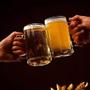 Imagem de Kit 2 canecas gourmet servir chopp oslo bar cervejaria 360ml zero grau com alça apoio dedo vidro reforçado buffet