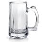 Imagem de Kit 2 Canecas Gourmet Servir Chopp Oslo Servir Bar Cervejaria 360ml Zero Grau Com Alça Apoio Dedo Vidro Reforçado Buffet