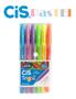 Imagem de Kit 2 Caneta Cis Trigel Neon / Pastel Estojo C/6 Cores
