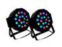 Imagem de Kit 2 Canhao Refletor Par Leds 18 Led Rgb Dmx Slim Digital