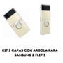 Imagem de Kit 2 Capa Celular Compatível Com Samsung Galaxy Z Flip 3 5G