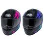 Imagem de Kit 2 Capacete Fly Drive 2 Atitude Rosa e Roxo