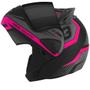 Imagem de Kit 2 Capacetes Escamoteáveis Pro Tork V Pro Jet 3 Viseira Fumê Moto Proteção Segurança Feminino Masculino