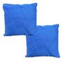 Imagem de Kit 2 Capas De Almofada Com Zíper 45x45cm Suede Lisa