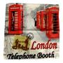 Imagem de Kit 2 Capas de Almofada Estampa Londres 43x43cm Poliéster