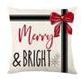 Imagem de Kit 2 Capas de Almofada Merry & Bright Toque Macio 44x44cm - Vencedor