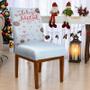 Imagem de Kit 2 Capas De Cadeira Natal em Tecido Premium Noite de Luz