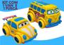 Imagem de Kit 2 Carrinhos Brinquedo Menino Fusca E Van Baby Infantil